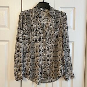 Express Snake Print Blouse  Size:S